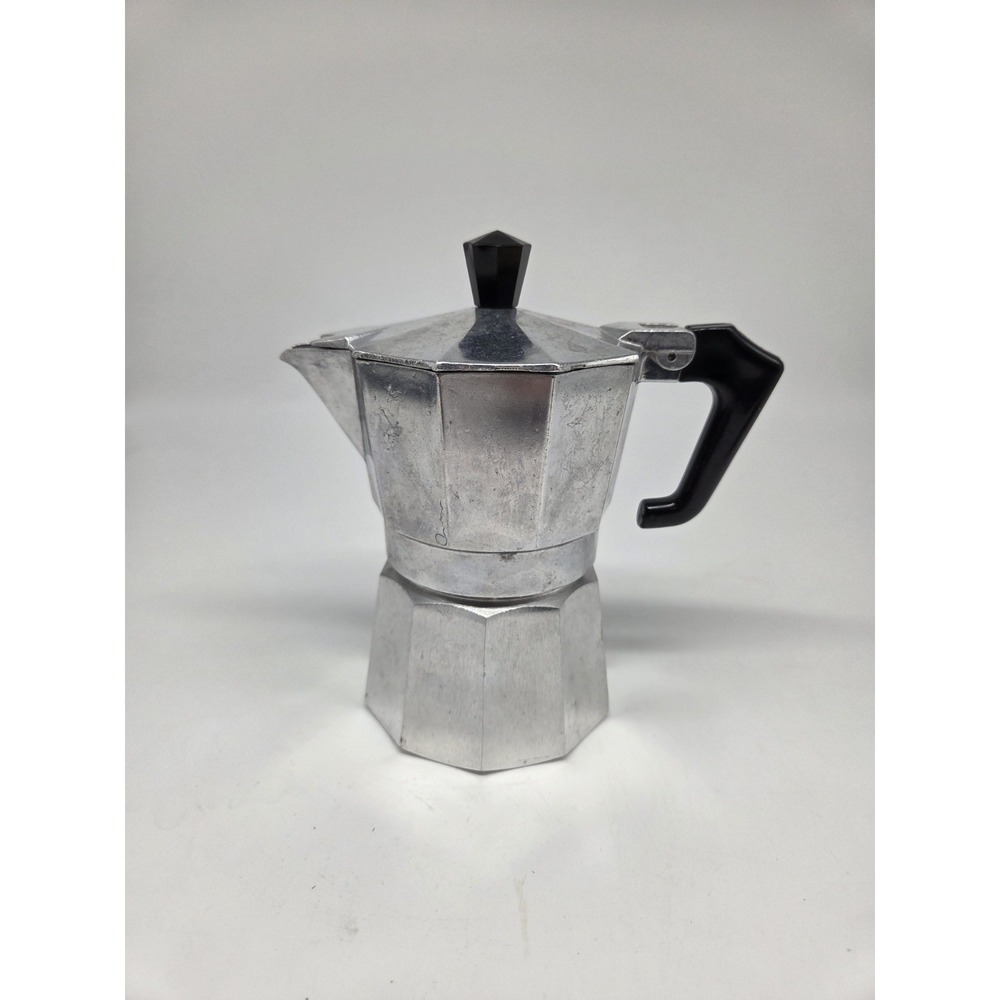 Vintage Vandel Stove Top 2 Cup Espresso / Coffee Pot Maker • Made in Italy